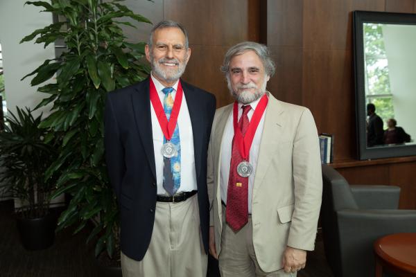 Distinguished University Professors Peter Culicover and Brian Joseph