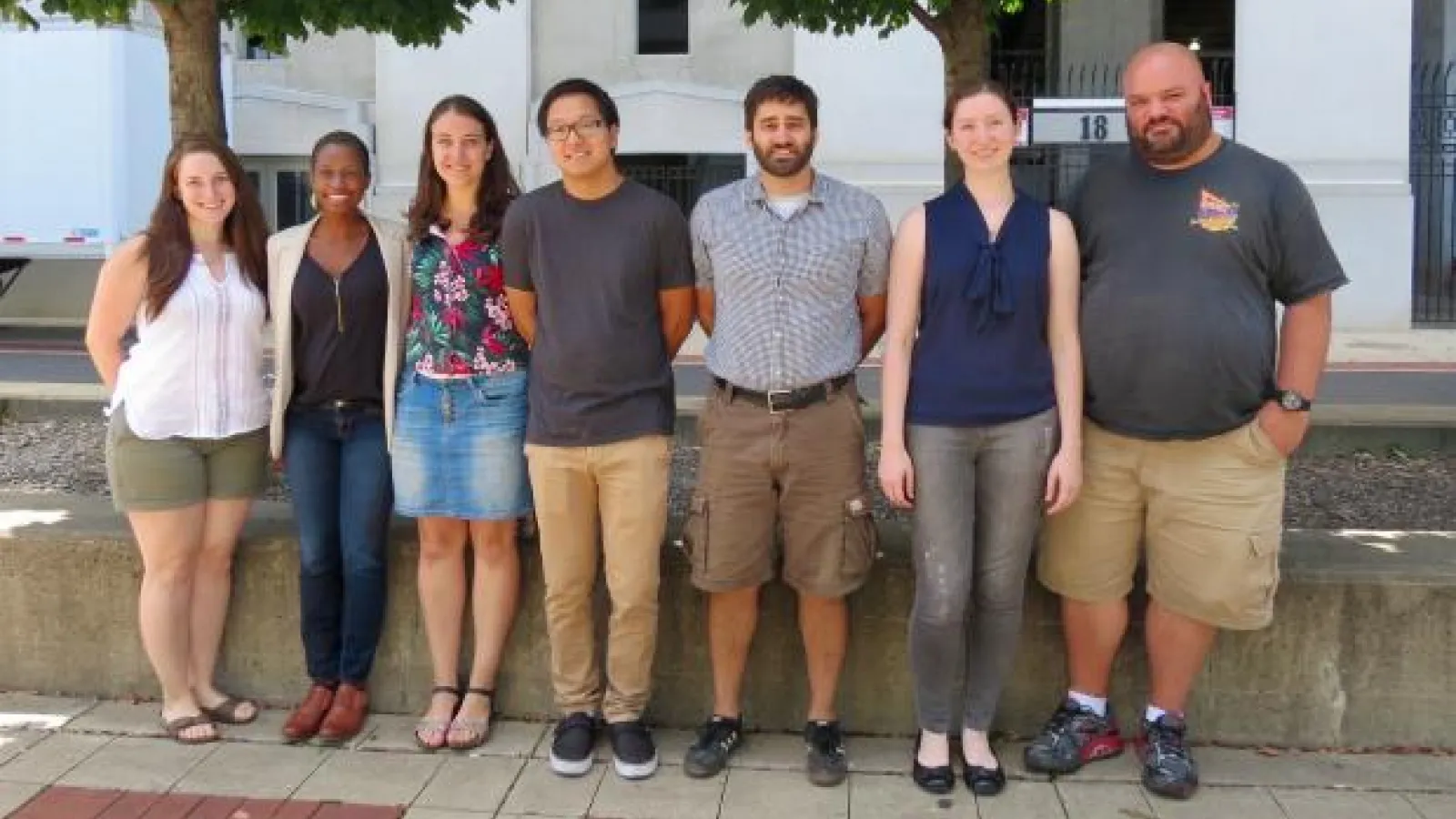Graduate Students posing