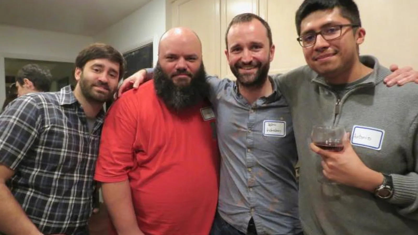 Graduates at a party