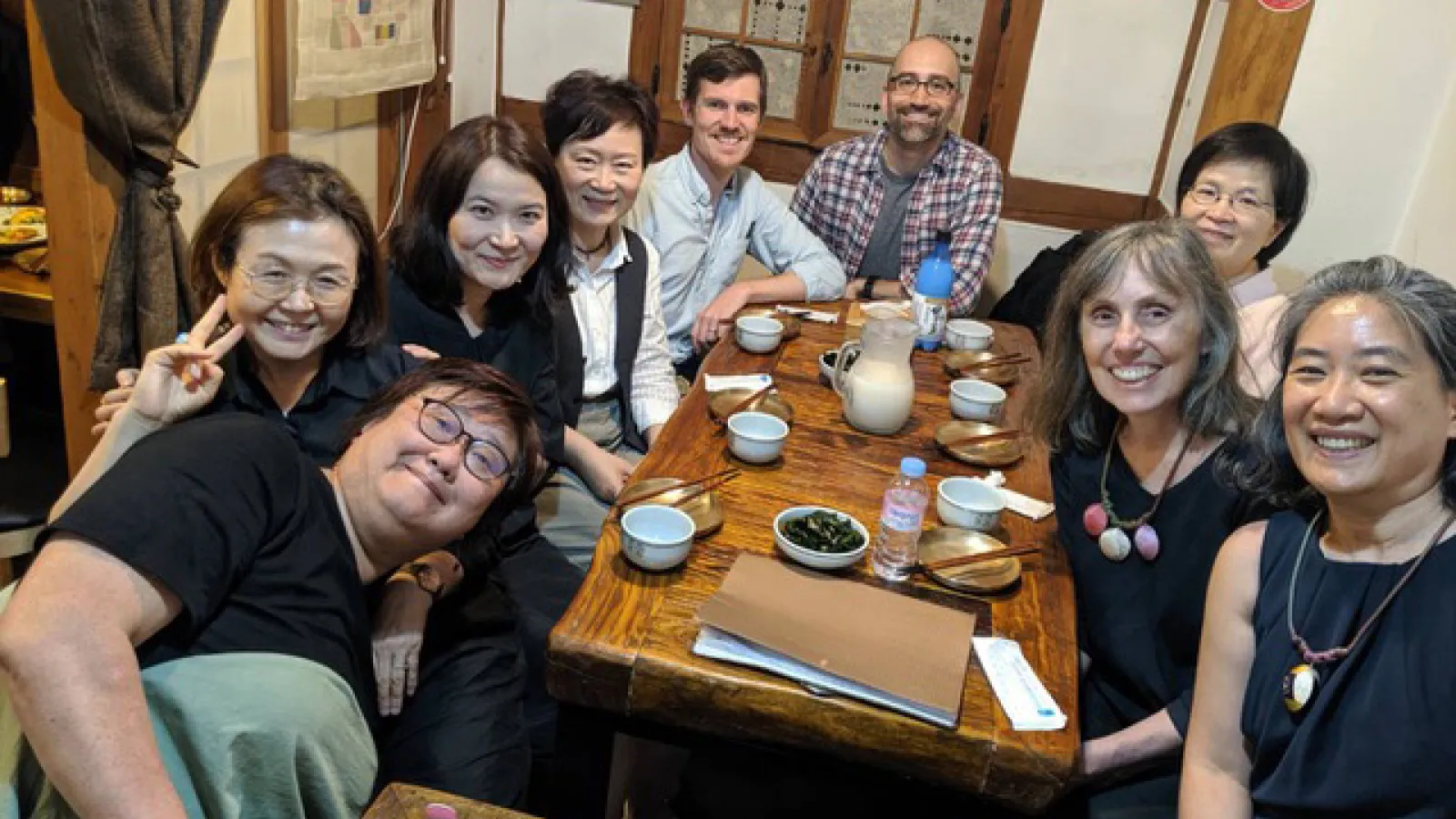 OSU alumni get together after HISPhonCog 2019
