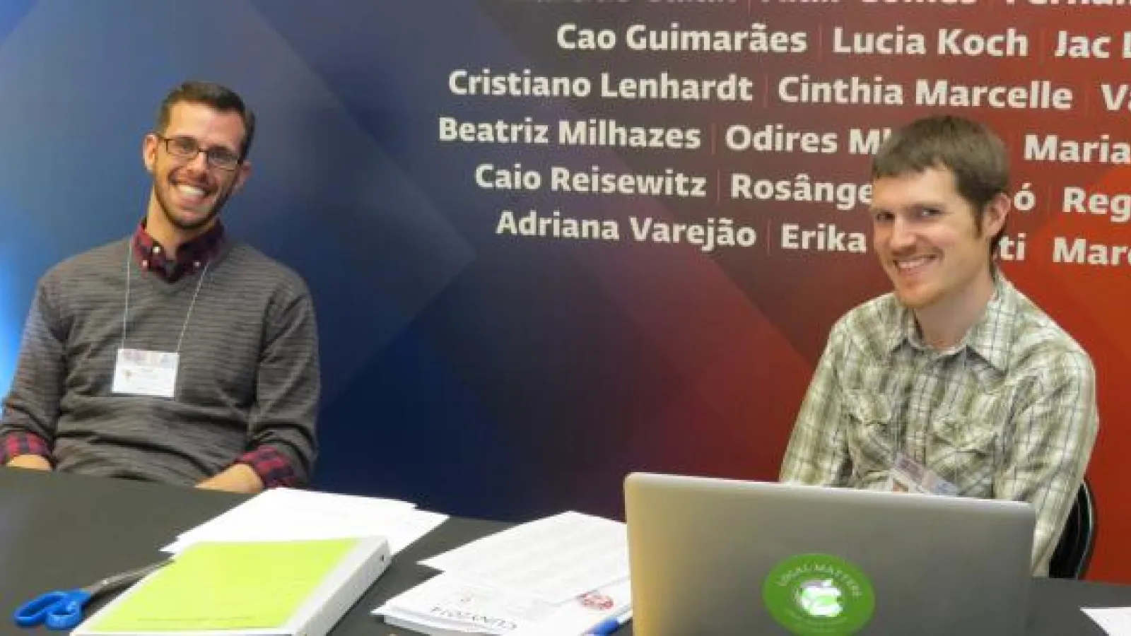 Presenters at table