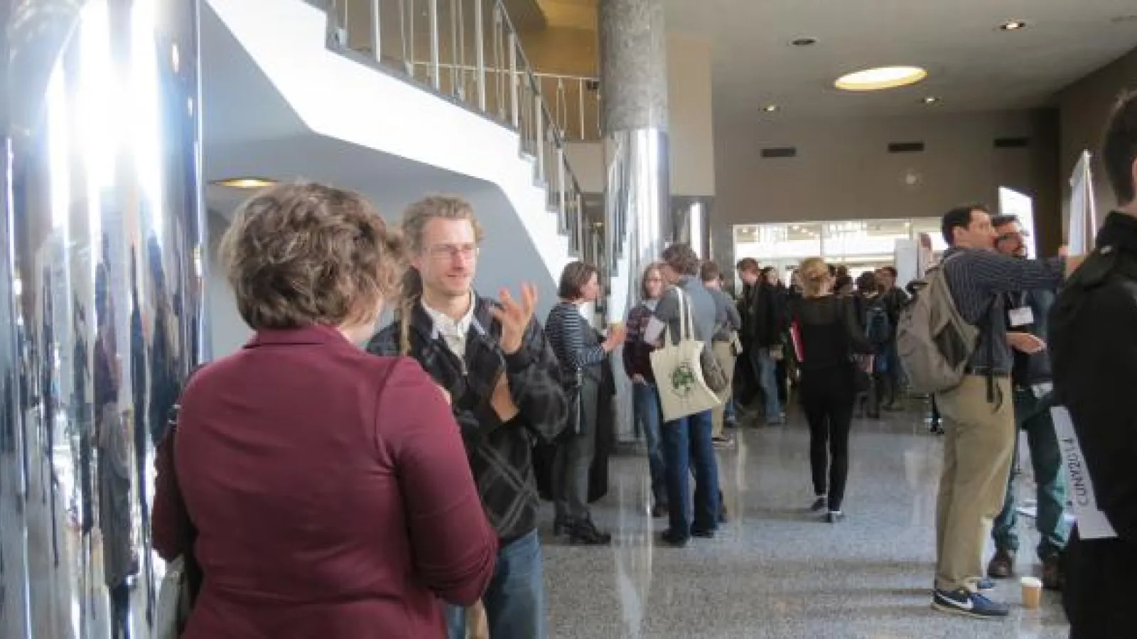 Poster session in Mershon lobby