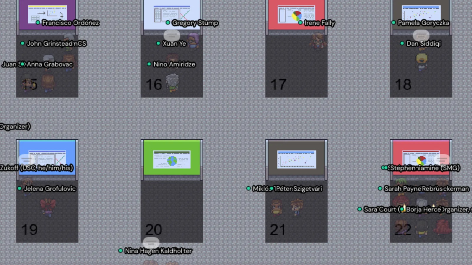 Image of a virtual poster session