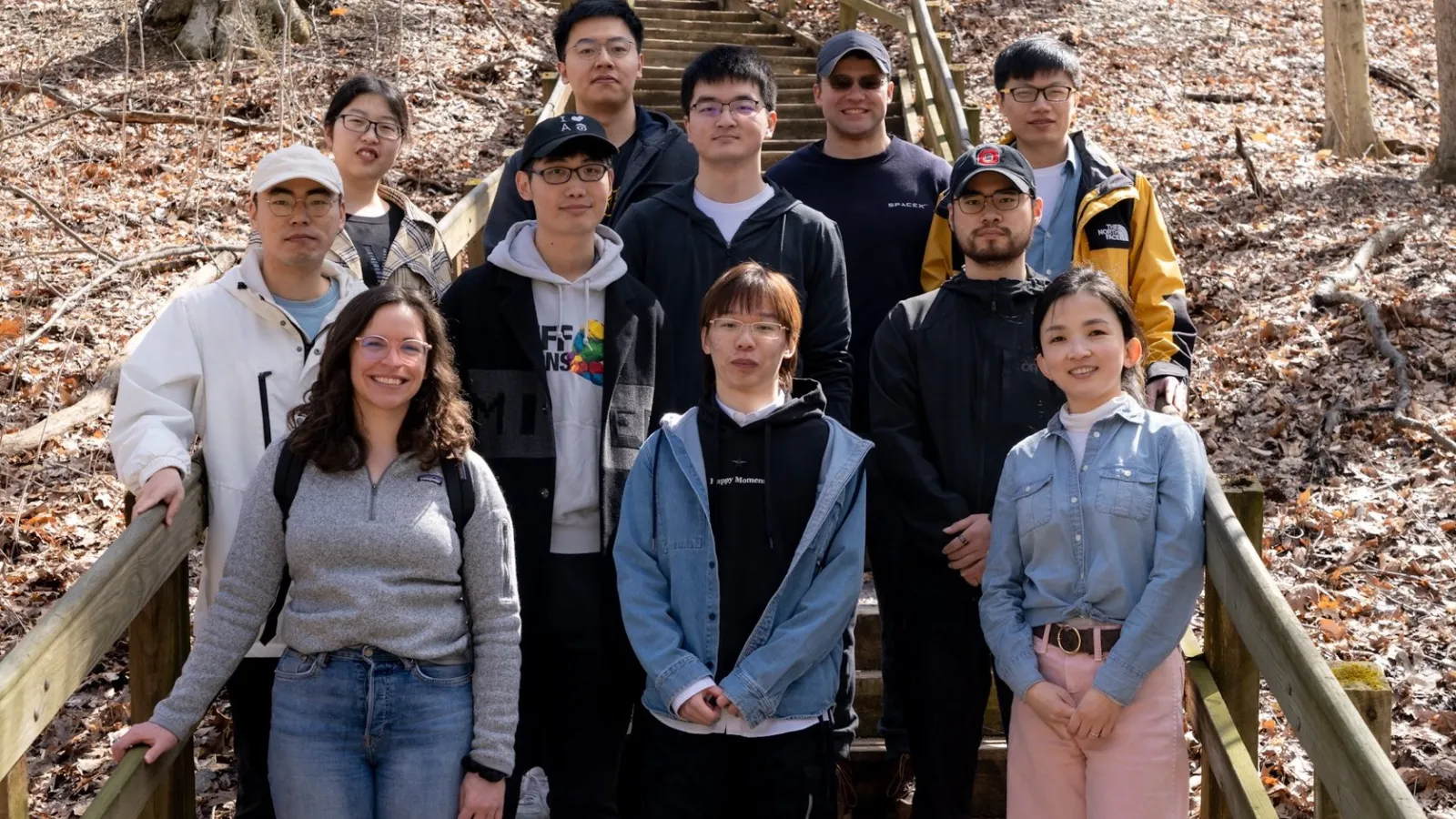 Ash Lewis (bottom left) and the rest of the TacoBot team