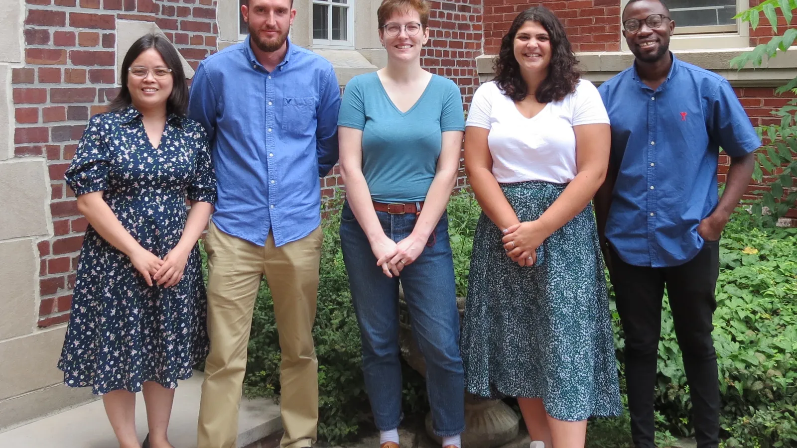 L-R: Phuong Dang, Lindon Dedvukaj, Lee Reid, Alyssa Allen, Kojo Oduro Ofori