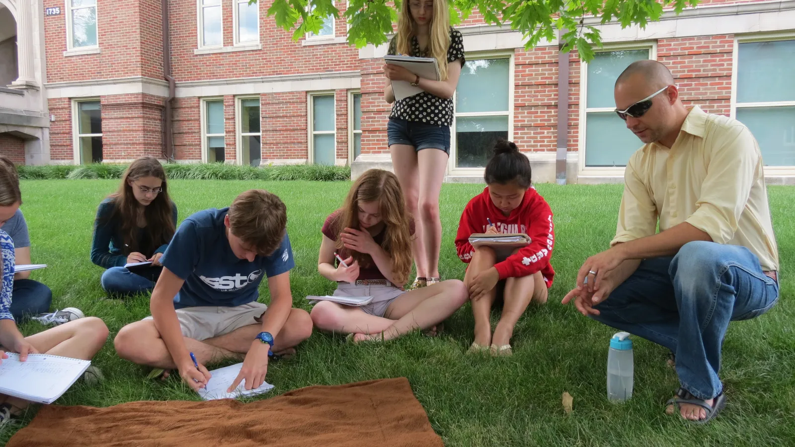 Students at our high school summer program
