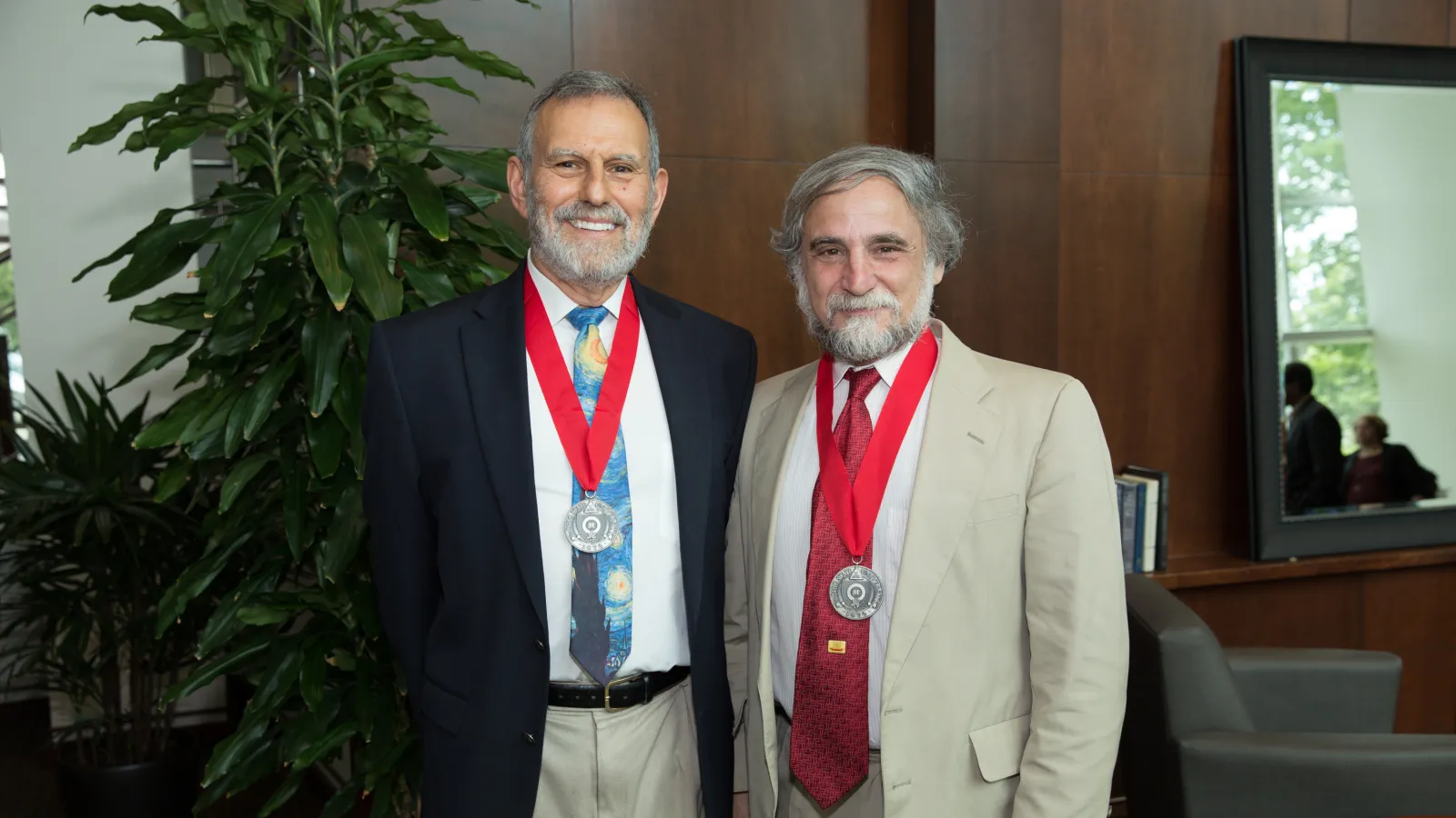 Distinguished University Professors Peter Culicover and Brian Joseph