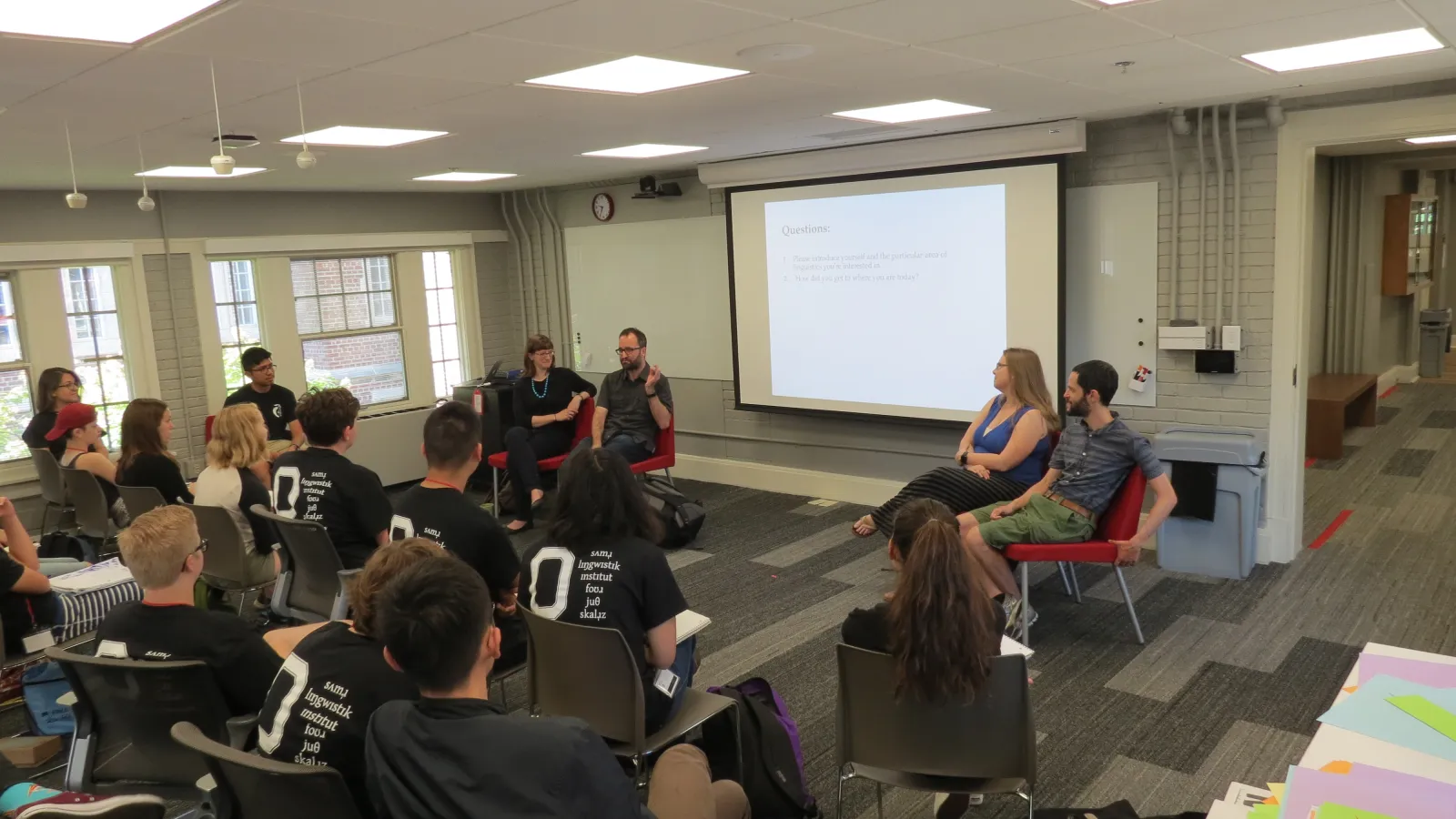 Faculty panel at SLIYS