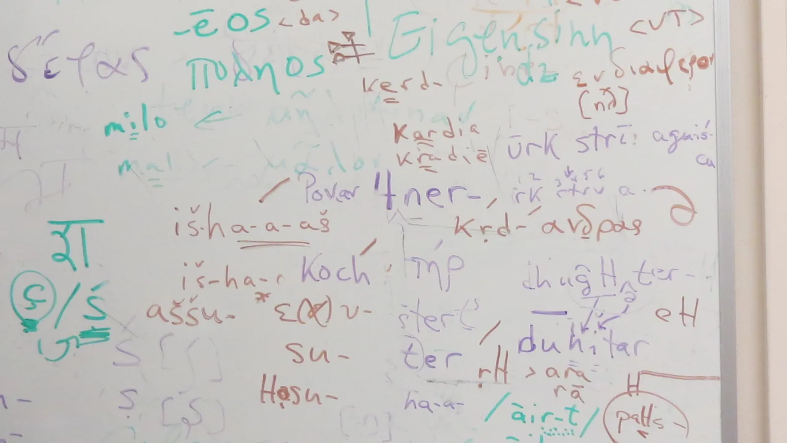 Dr. Joseph's whiteboard