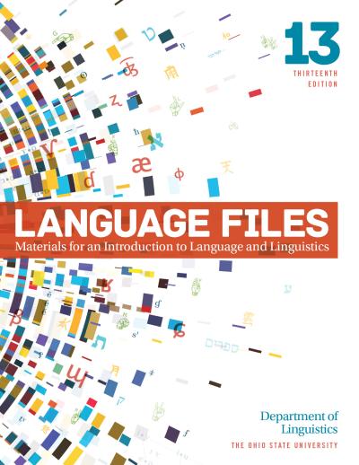 Cover of Language Files 13th edition.