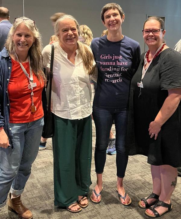 shari speer and three others standing together