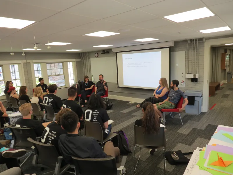 Faculty panel at SLIYS
