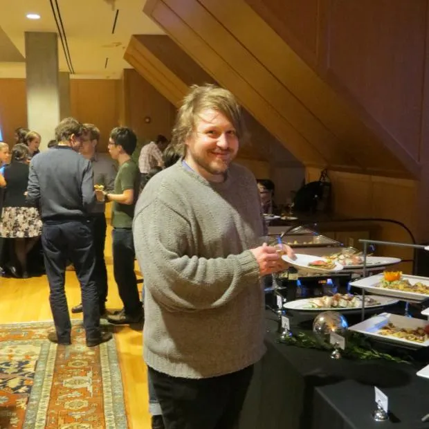 People at reception