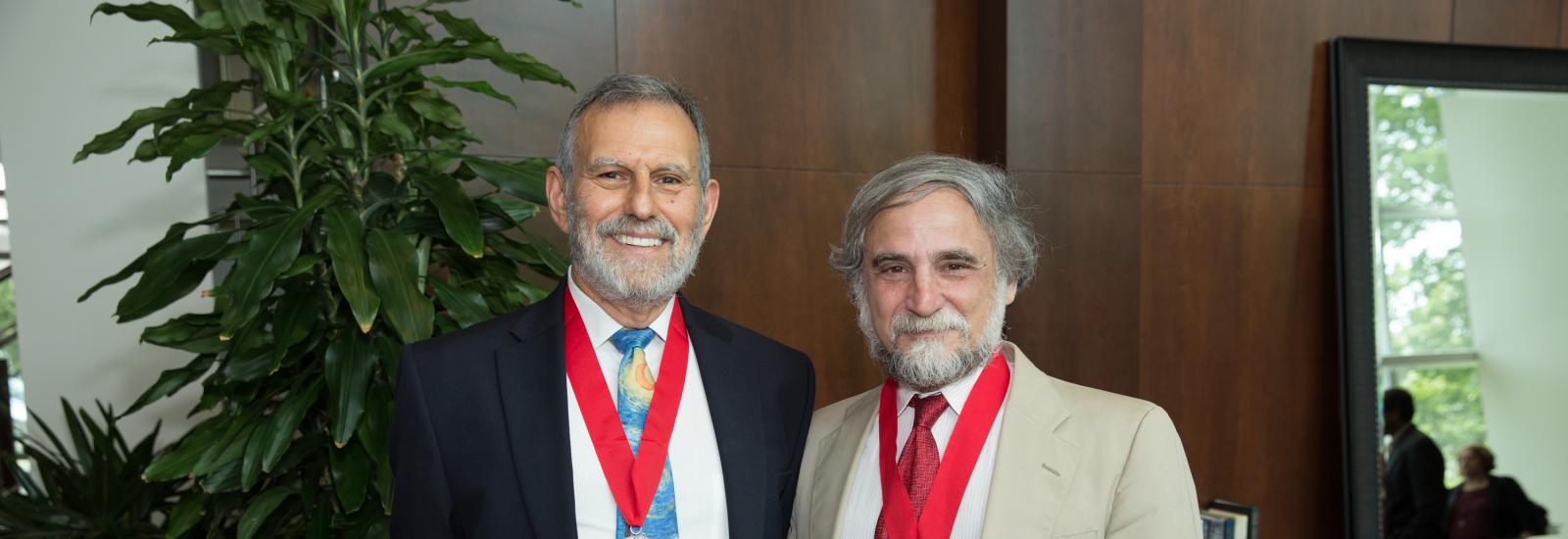Distinguished University Professors Peter Culicover and Brian Joseph